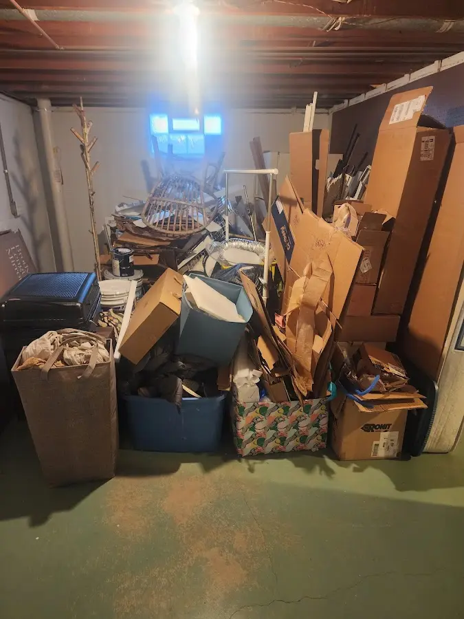 Roll-off dumpster container at job site for Yard Waste Dumpster Rental in St. Martinville